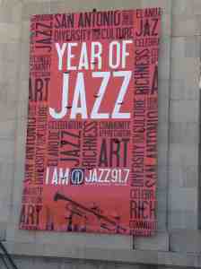 Year of jazz sign